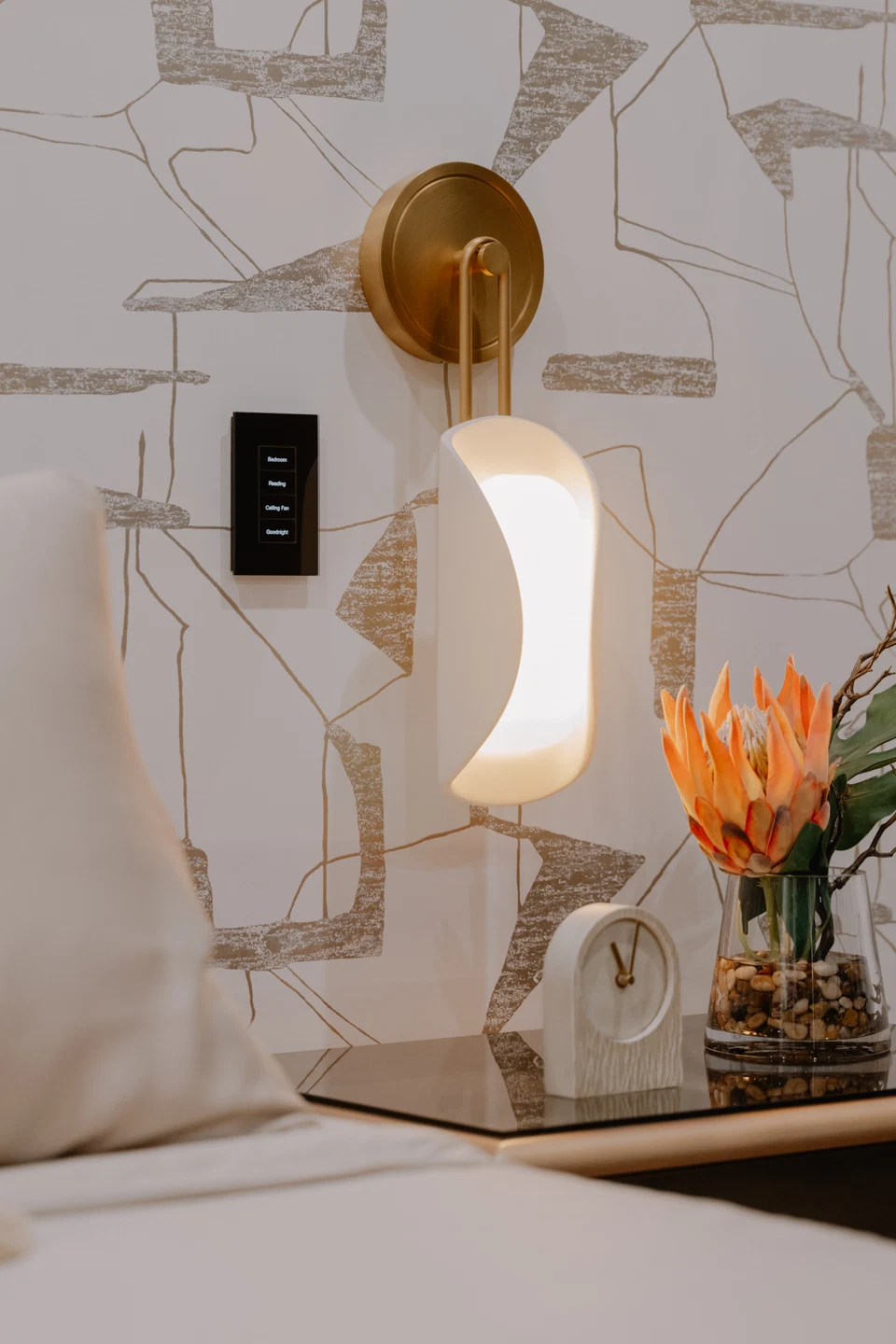 Layered architectural lighting inside a luxury home