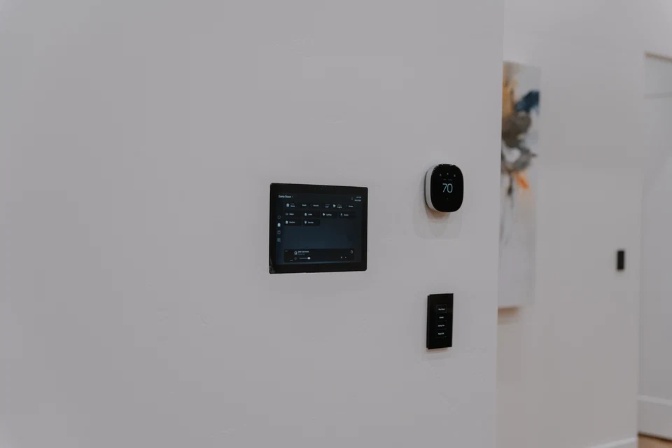 Technology control detail photographed in a completed TEK-IT project